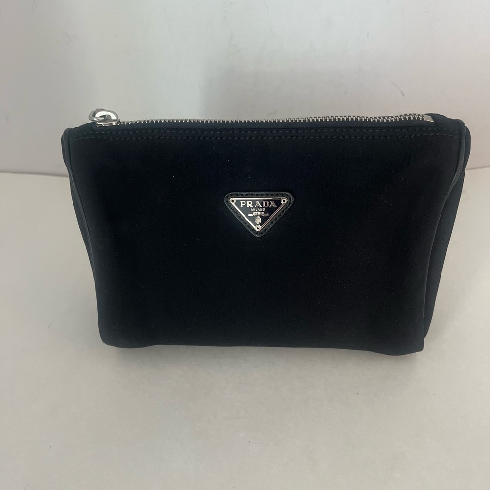 Prada Black Nylon Pouch